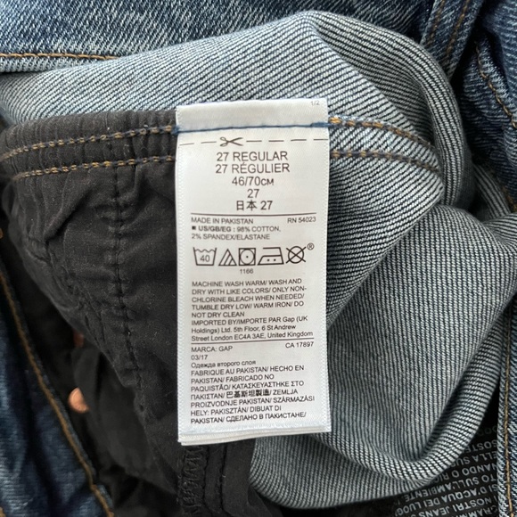 GAP High Rise Slim Straight Jean - Picture 8 of 8